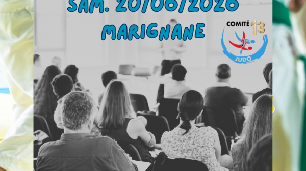ASSEMBLEE GENERALE 2026  DU COMITE 13 JUDO -  SAMEDI 20/06/2026 - MARIGNANE